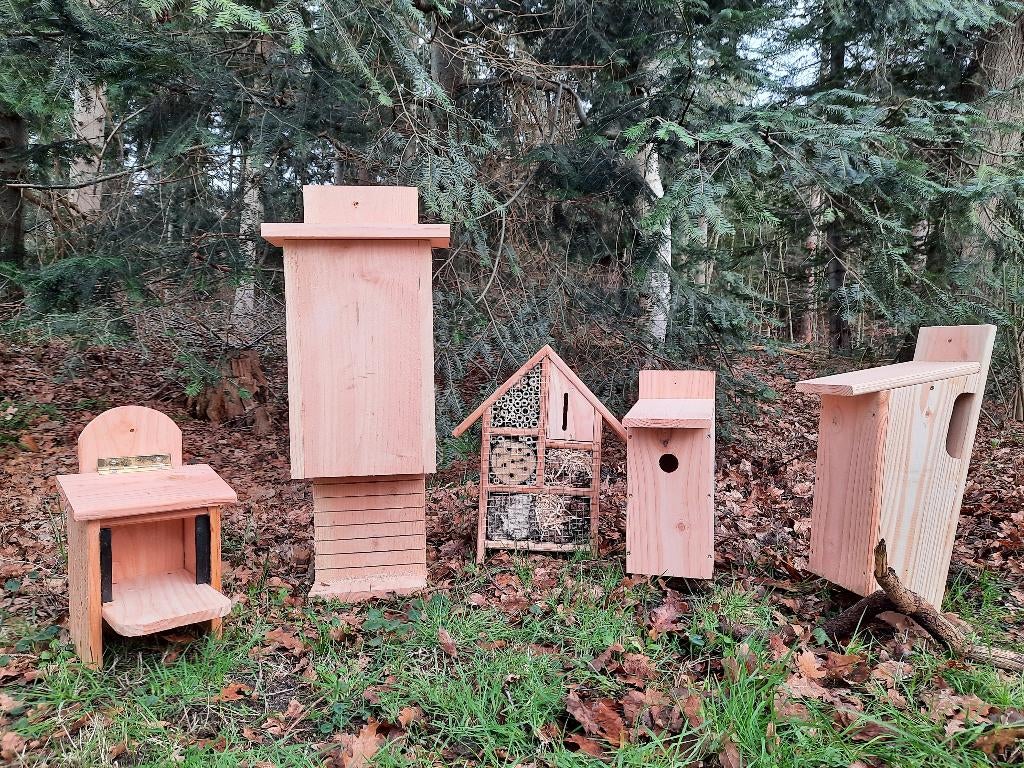 Nestkasten, voederhuisjes en insectenhotels, Dieren en Toebehoren, Ophalen, Nieuw
