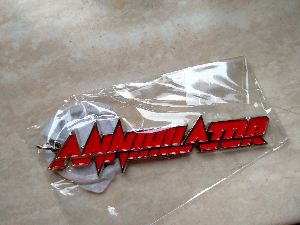 Annihilator thrashmetal metal sleutelhanger band muziek, Ophalen of Verzenden, Nieuw