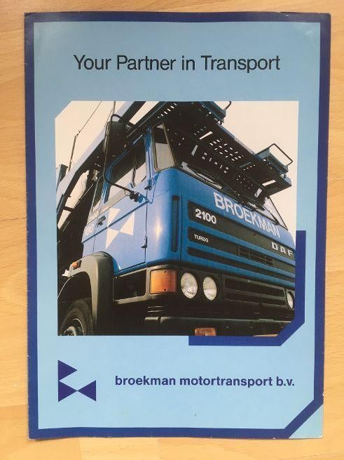 folder motortransport broekman Rotterdam, Boeken, Ophalen of Verzenden, Zo goed als nieuw, Overige merken
