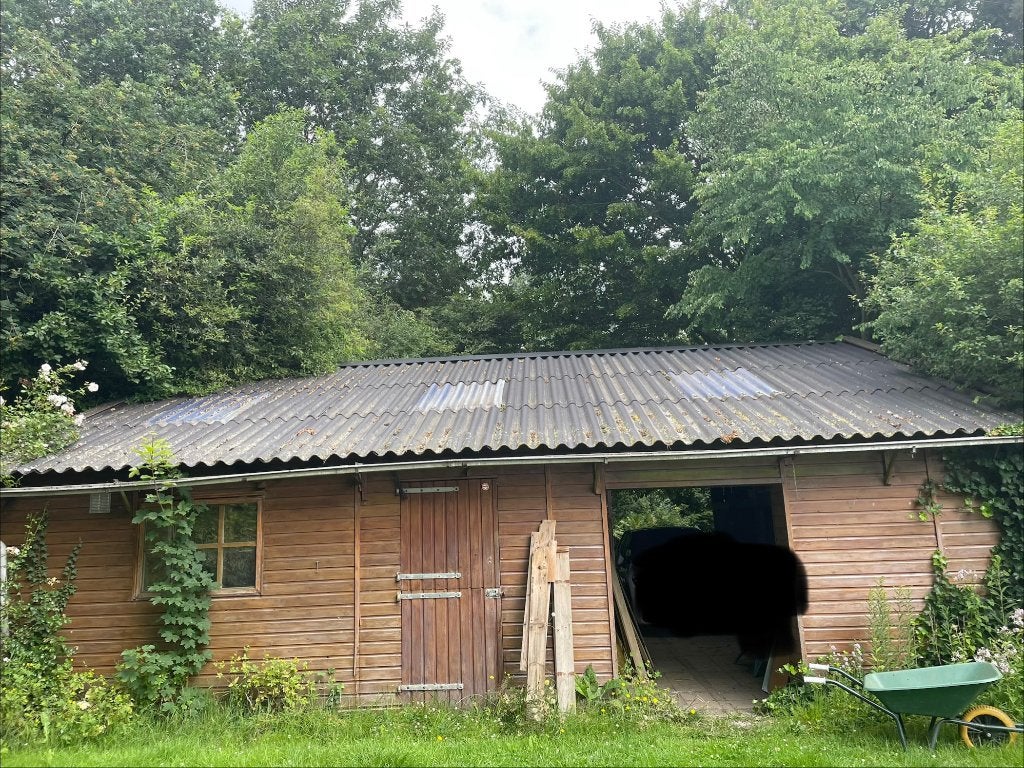 Golfplaten voor schuur of afdak - Gebruikt, Ophalen, Overige materialen, Gebruikt, Zwart