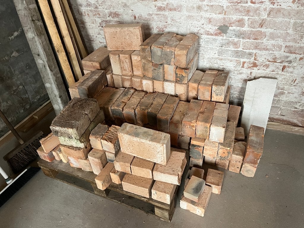 Rest partij poriso stenen 24x14x7, Ophalen, Gebruikt, Overige typen
