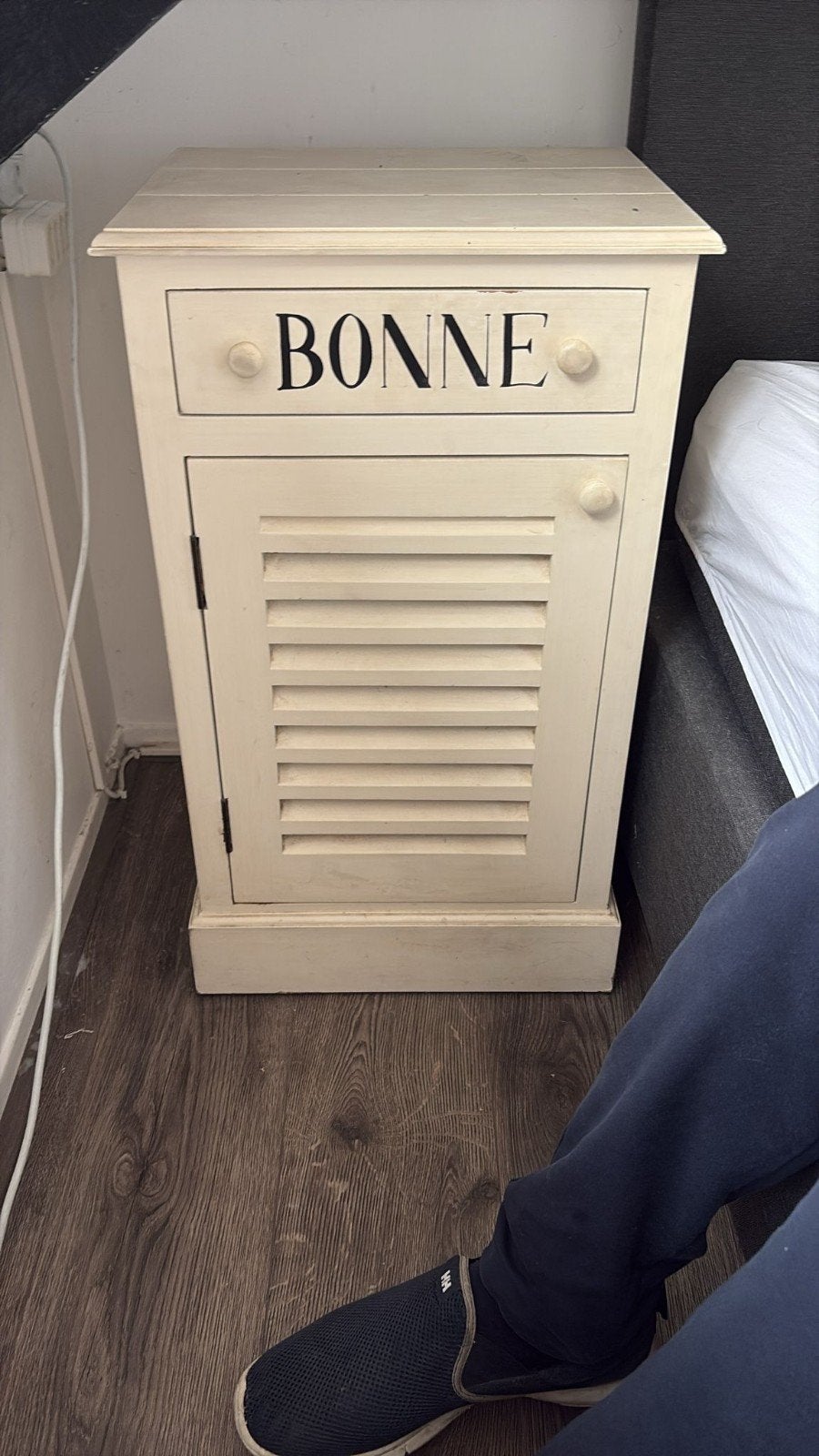 2 nachtkastjes riviera maison, Huis en Inrichting, Slaapkamer | Nachtkastjes, Ophalen, Gebruikt, Minder dan 45 cm, 55 tot 70 cm