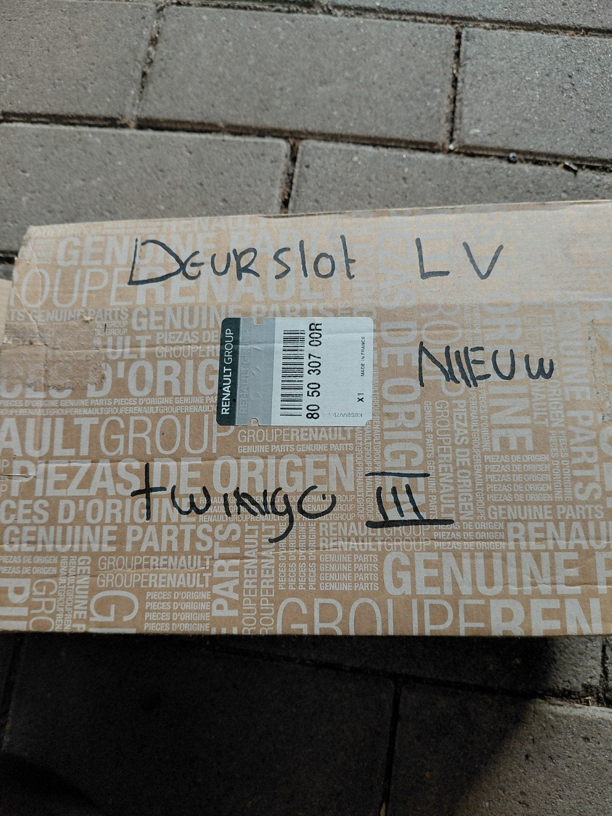 Deurslot lv Renault twingo 3  805030700R, Ophalen of Verzenden, Nieuw, Renault