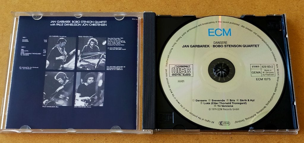 Jan Garbarek - Dansere CD 1976/199? ECM, Ophalen of Verzenden, Zo goed als nieuw, Jazz