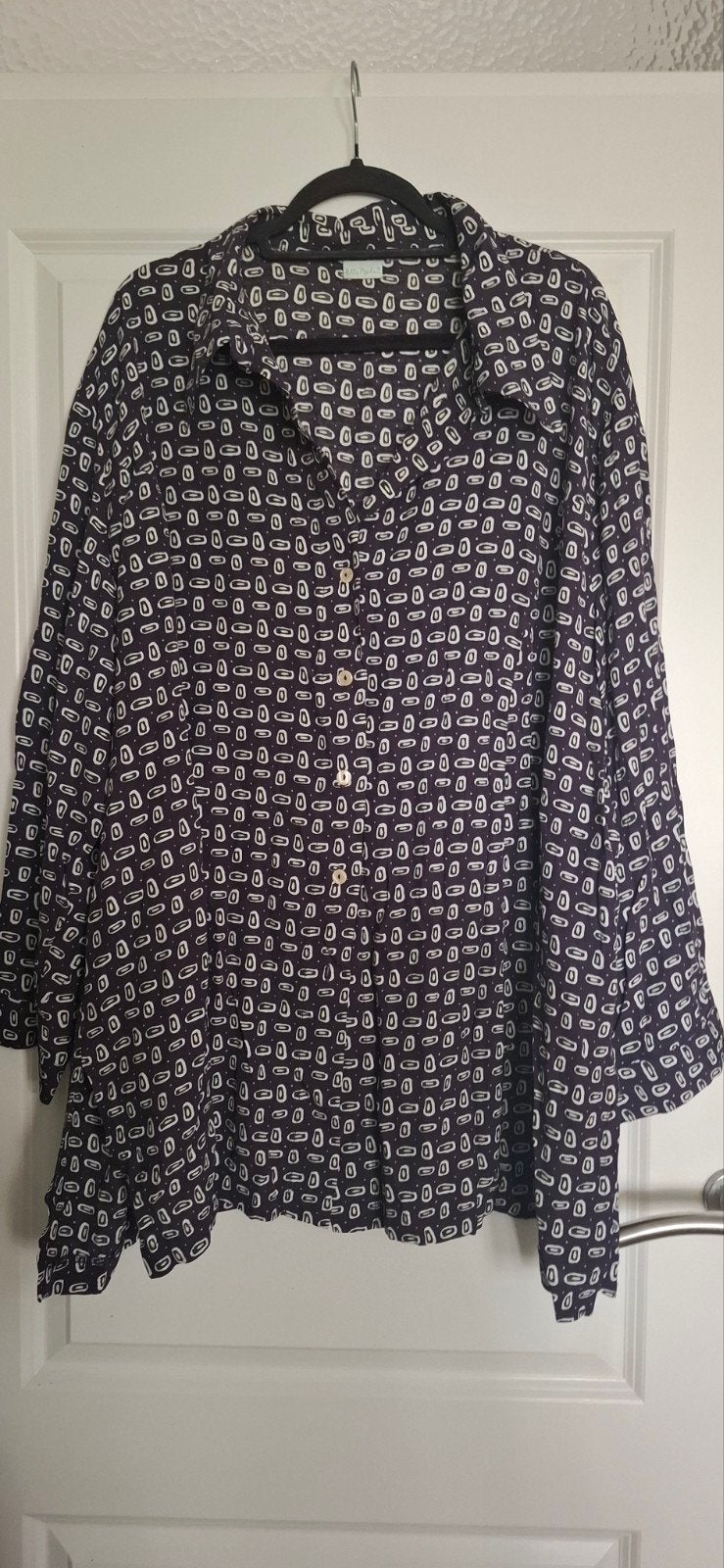 Ulla Popken blouse maat 58, Blouse of Tuniek, Paars, Ulla Popken, Ophalen of Verzenden