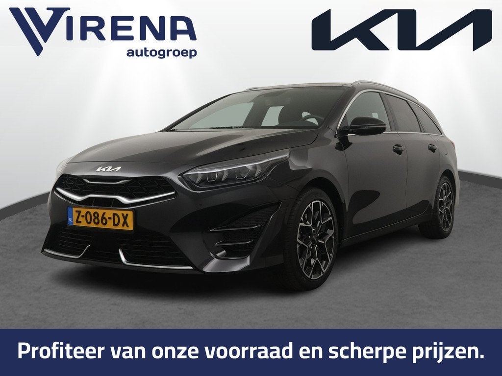 Kia Ceed Sportswagon 1.5 T-GDi GT-Line Navigatie - Achteruit, Gebruikt, 4 cilinders, 160 pk, Zwart