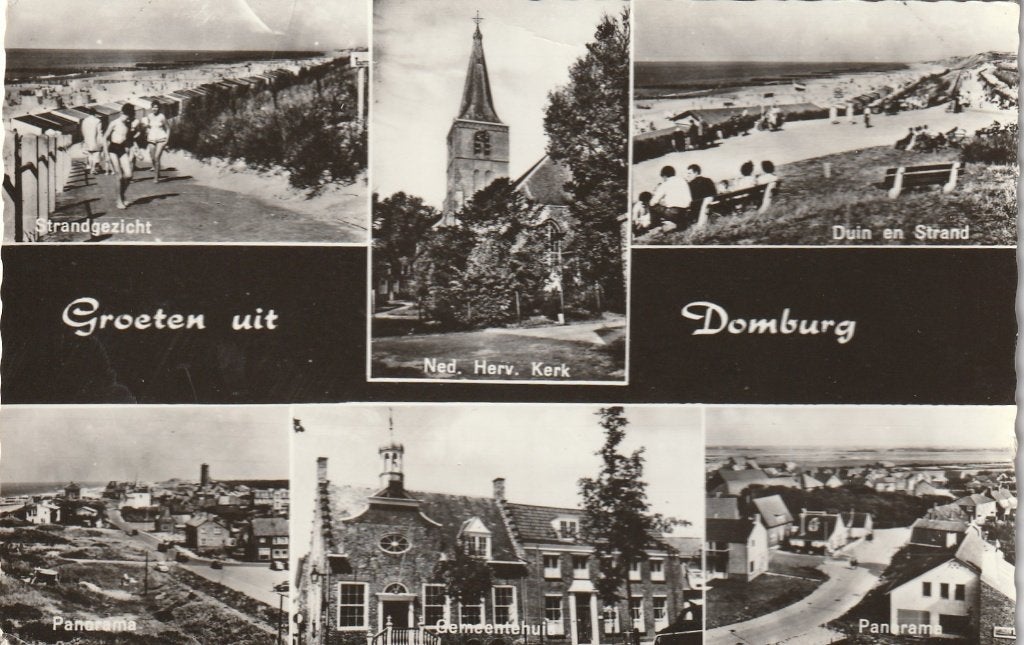 Groeten uit Domburg, Ophalen of Verzenden, 1960 tot 1980, Gelopen, Zeeland