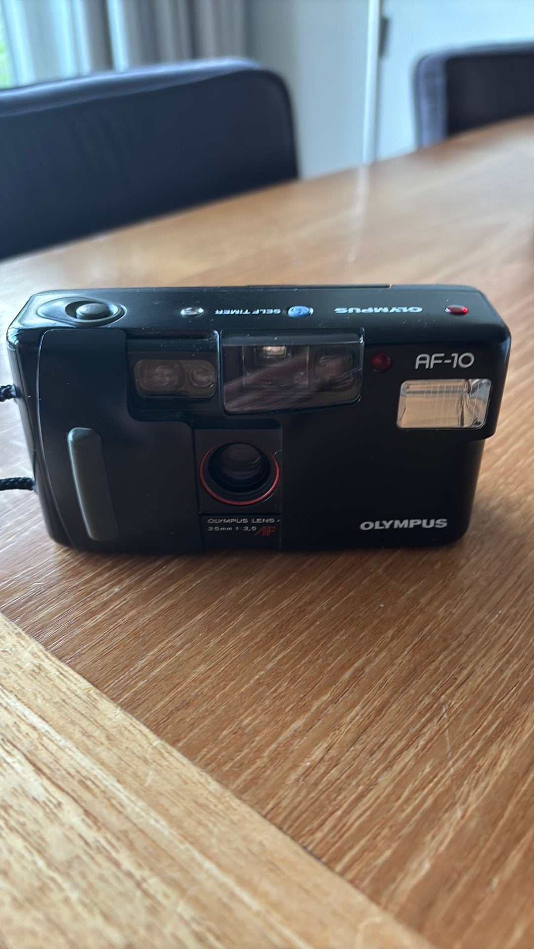 Olympus AF-10 mini compact camera, Audio, Tv en Foto, Fotocamera's Analoog, Ophalen, Gebruikt, Compact, Olympus