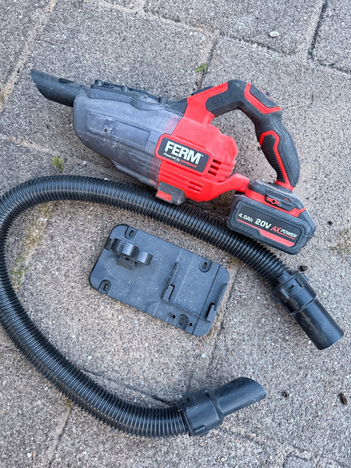 Ferm AX Power Stofzuiger met 4.0 Ah Accu - Zo goed als nieuw, Overige merken, Overige typen, Draadloos, Ophalen of Verzenden