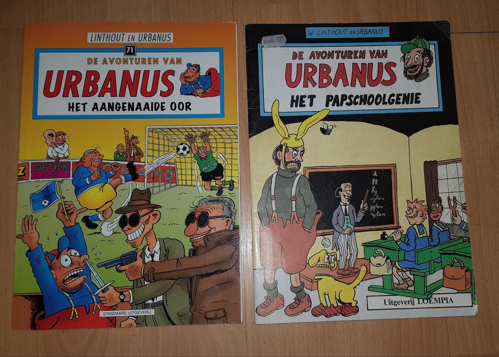 2 vintage stripalbums Urbanus, Meerdere stripboeken, Ophalen of Verzenden, Gelezen