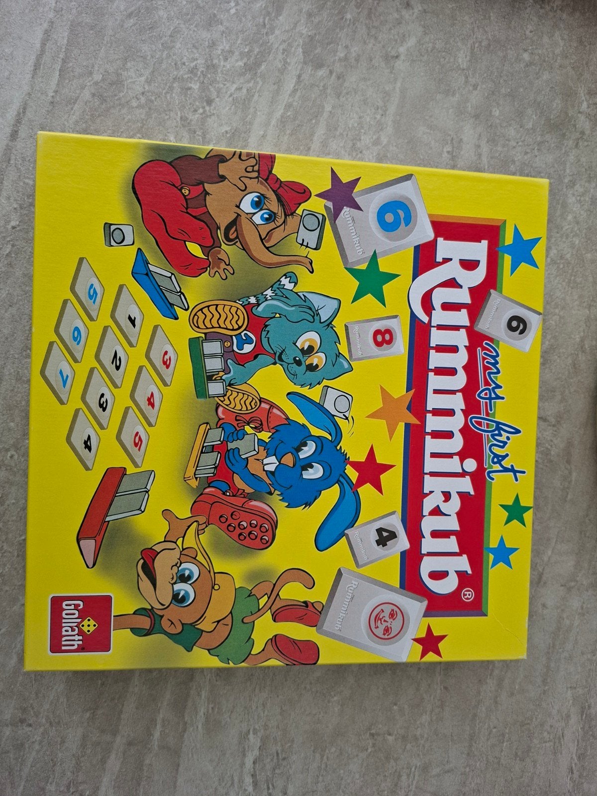 My First Rummikub - Educatief cijferspel voor jonge kinderen, Drie of vier spelers, Ophalen, Zo goed als nieuw, Goliath