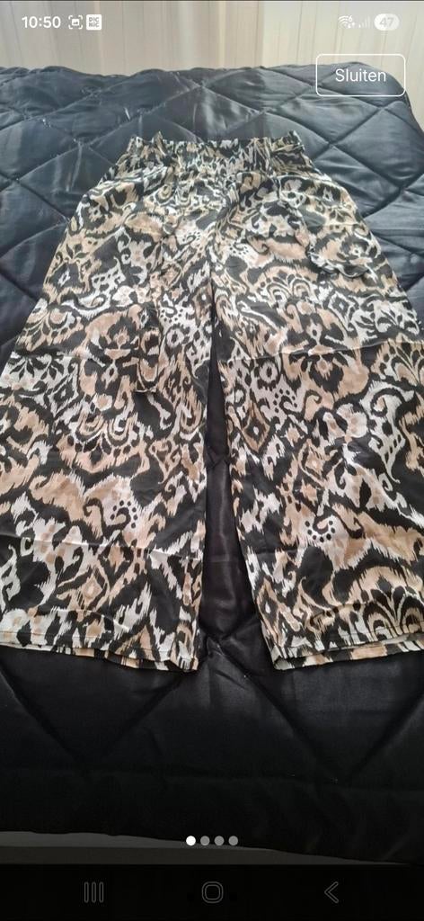 Nieuwe MS Mode broek met dierenprint, maat 44, Kleding | Dames, Ophalen, Zwart, Maat 42/44 (L), Nieuw