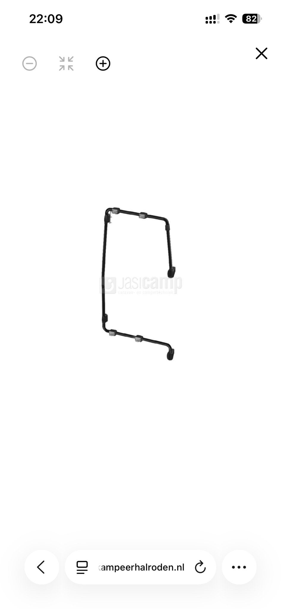 Fiamma Frame VW Crafter 2017+ zwart voor camper, Caravans en Kamperen, Camper-accessoires, Ophalen, Gebruikt