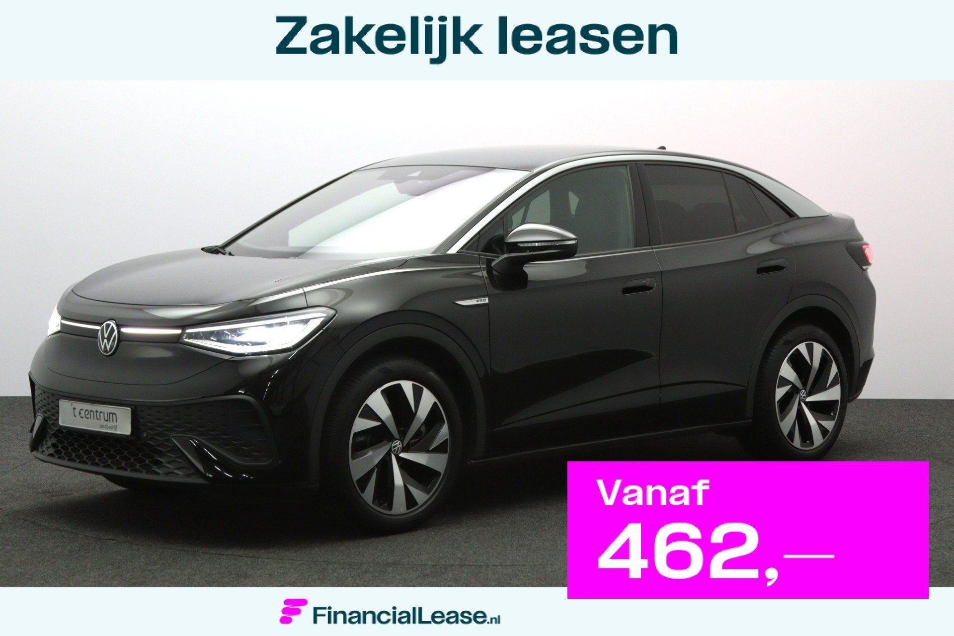 Volkswagen ID.5 Pro 77 kWh 204 PK, SOH 96 %, Winterpakket, 3, Automaat, 12 maanden, Zwart, Zwart