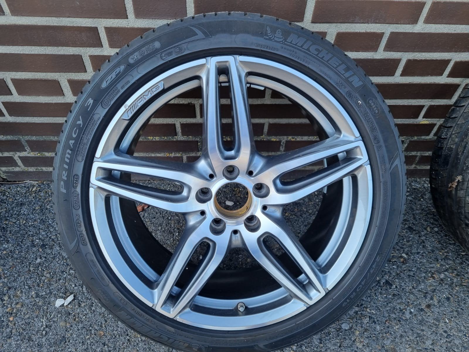 Mercedes AMG Velgen breedset -Michelin Zomerbanden 19 inch, 275 mm, Zomerbanden, Ophalen, 19 inch