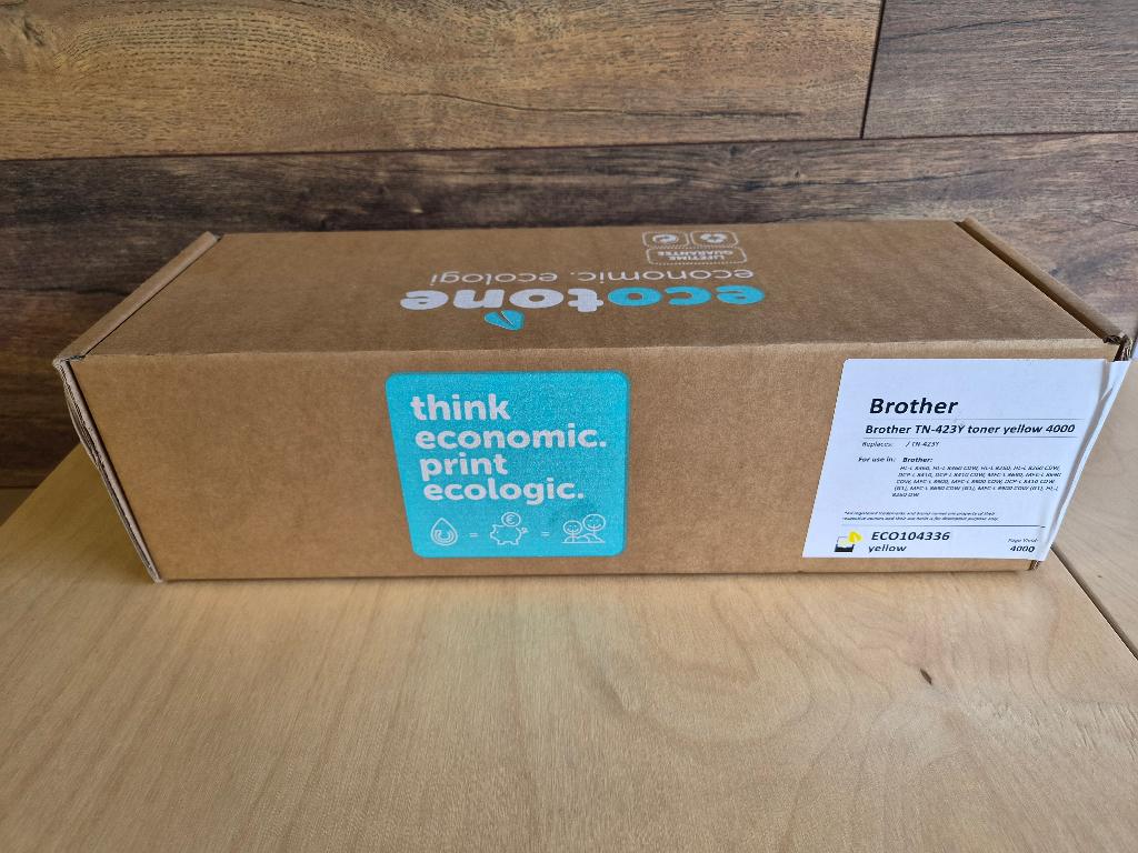 Brother laser printer TN-423 Yellow toner  (Ecotone), Computers en Software, Printerbenodigdheden, Ophalen, Nieuw, Toner, Huismerk