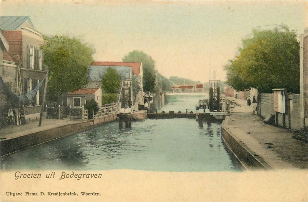 701-284-047 Bodegraven, Verzamelen, Ansichtkaarten | Nederland, Verzenden, Voor 1920, Zuid-Holland
