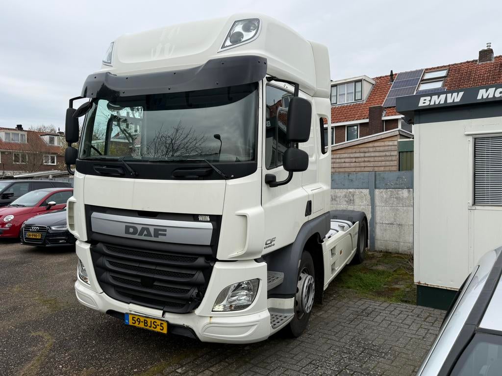 DAF CF 400 FT Slaapcabine 2017 EURO 6, Auto's, Vrachtwagens, Bedrijf, Te koop, DAF, Diesel, Euro 6, Automaat, Wit, Stof, Ophalen