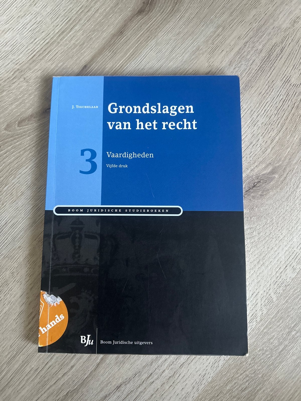 Grondslagen van het recht - Vaardigheden (Vijfde druk), Boeken, Ophalen of Verzenden, Gamma, Gelezen, HBO