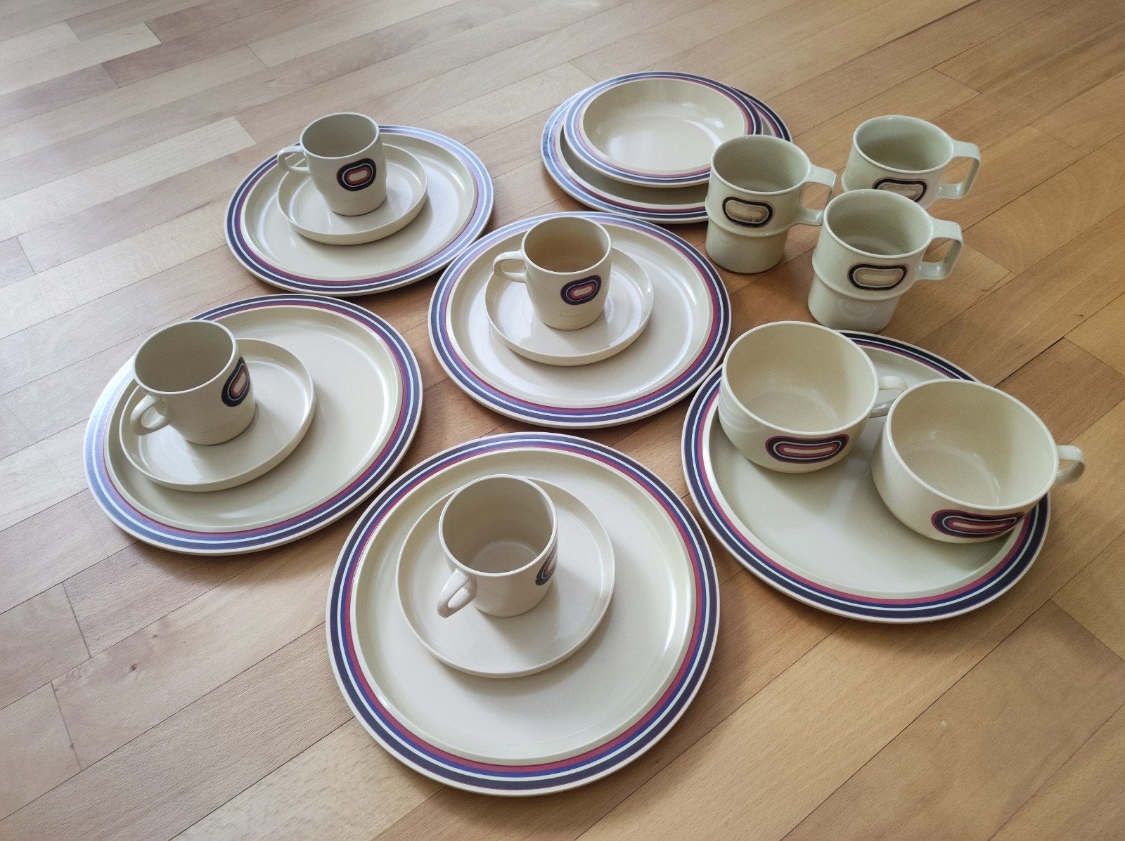 Mepal kampeer servies, vintage/ retro, Ophalen of Verzenden
