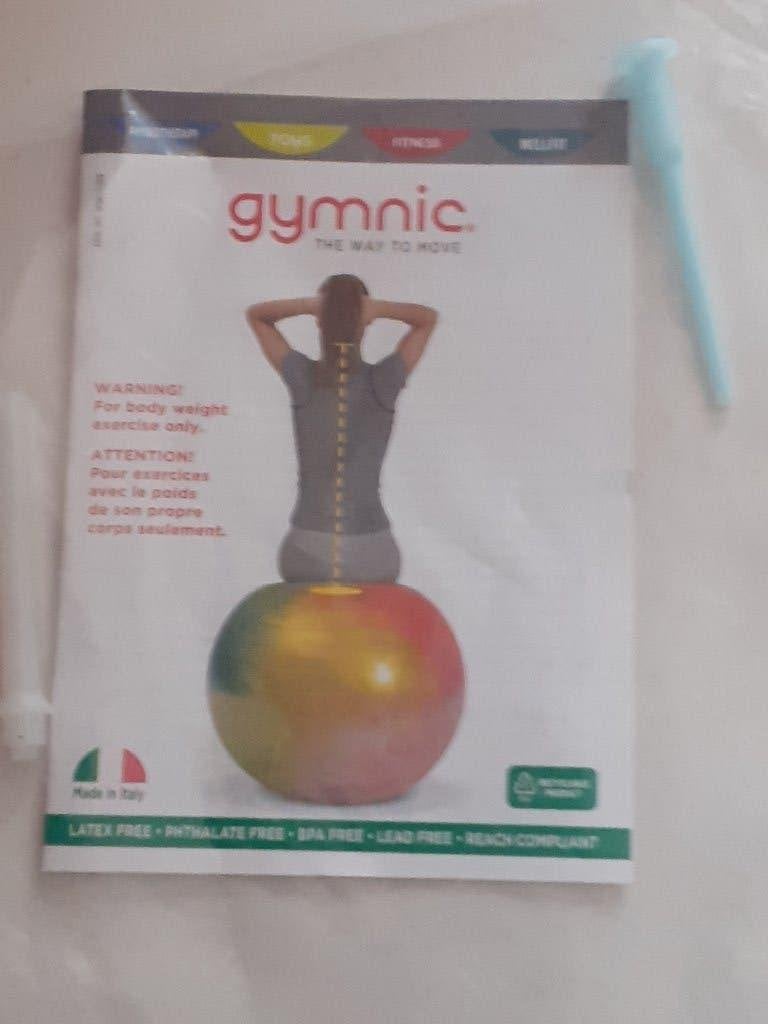 gymnic sportbal, kleur grijs, hoogte 65 cm, Ophalen, Nieuw, Buik, Fitnessbal