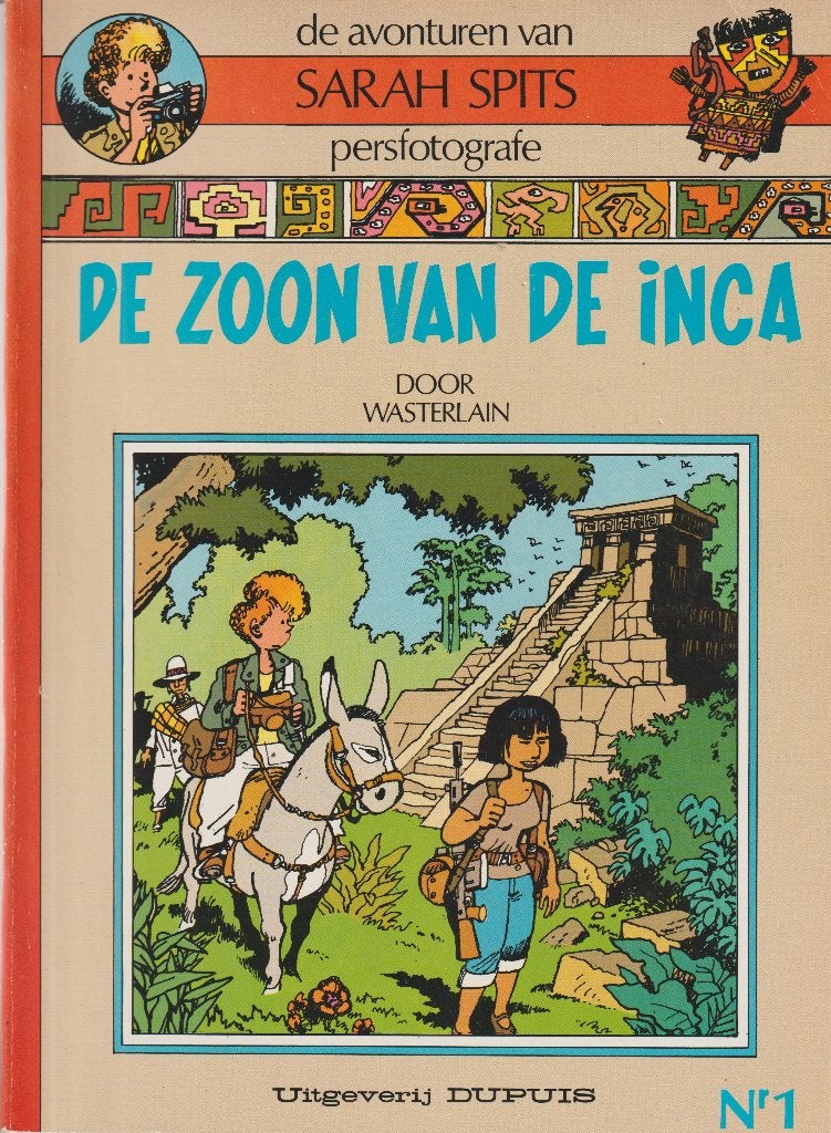 Sarah Spits deel 1-2-5 en 9, Meerdere stripboeken, Ophalen of Verzenden, Zo goed als nieuw