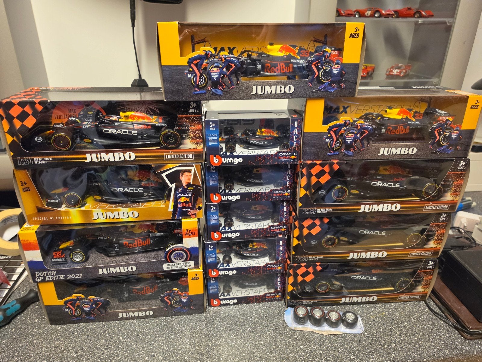Max Verstappen F1 Modelauto's Collectie - Diverse Schalen, Kinderen en Baby's, Ophalen, Nieuw