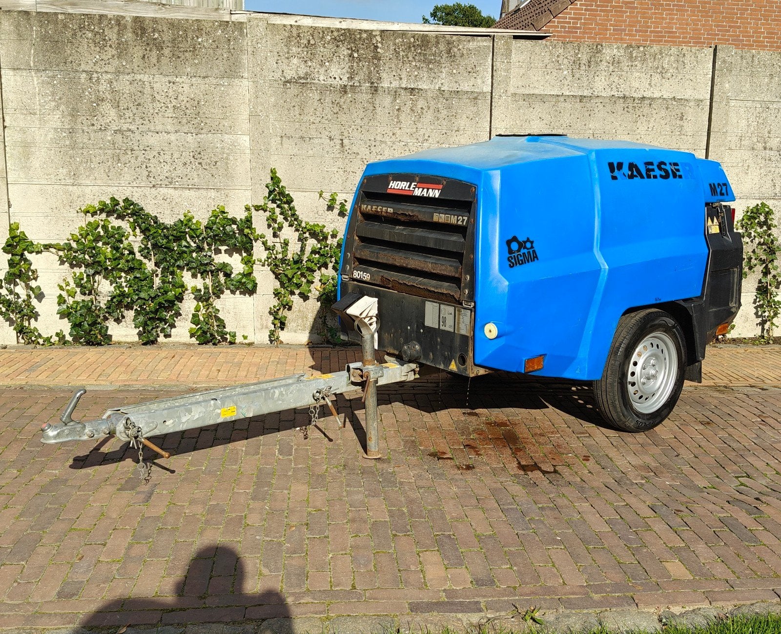 Kaeser sigma M27 dieselcompressor compressor 460uur, Ophalen, ., Kaeser, Gebruikt
