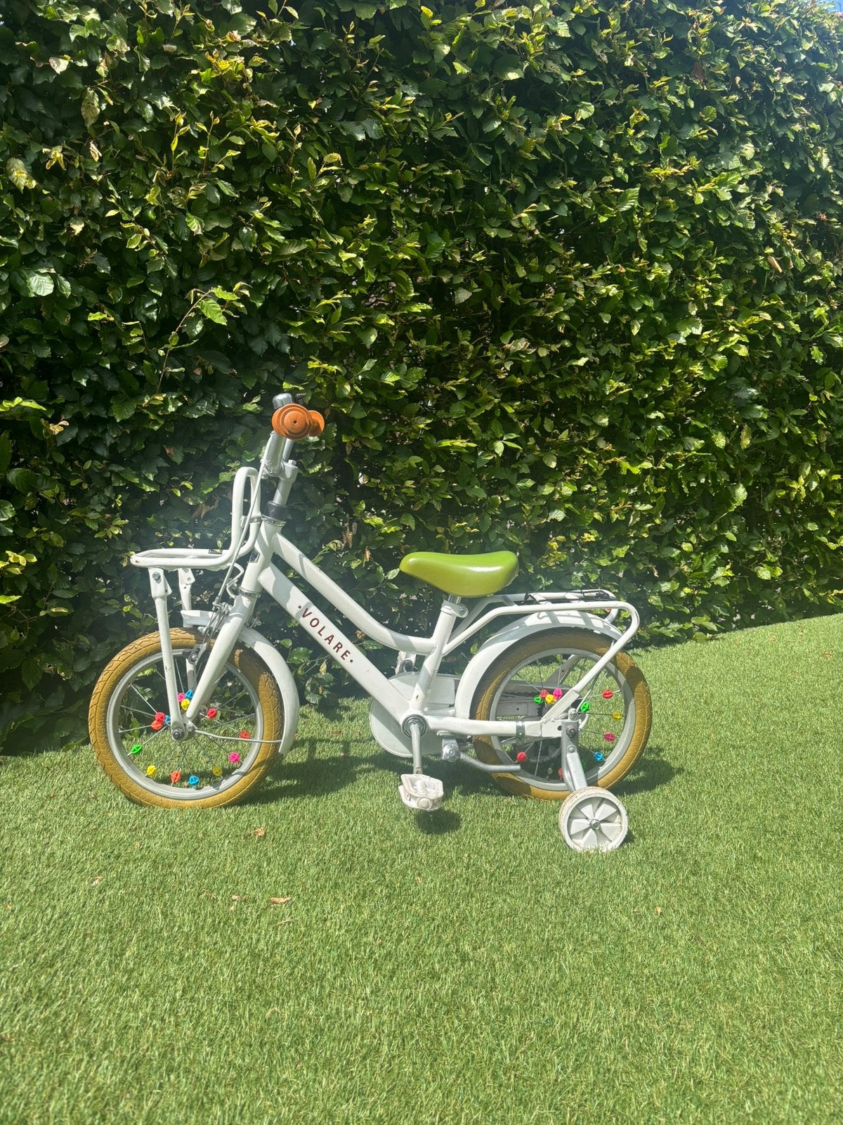 Volare meisjesfiets 14 inch, Fietsen en Brommers, Fietsen | Meisjes, Ophalen, Zo goed als nieuw, 14 inch of minder, Handrem