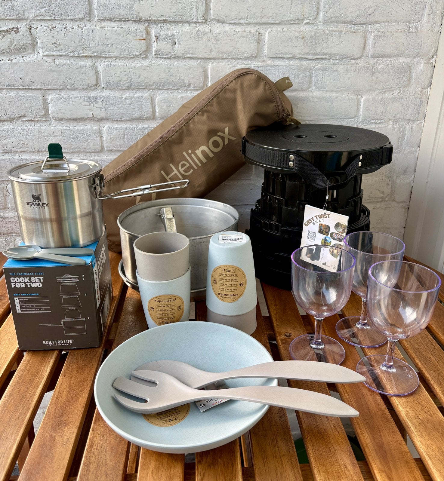Diverse camping must haves en kampeer kookgerei, Ophalen