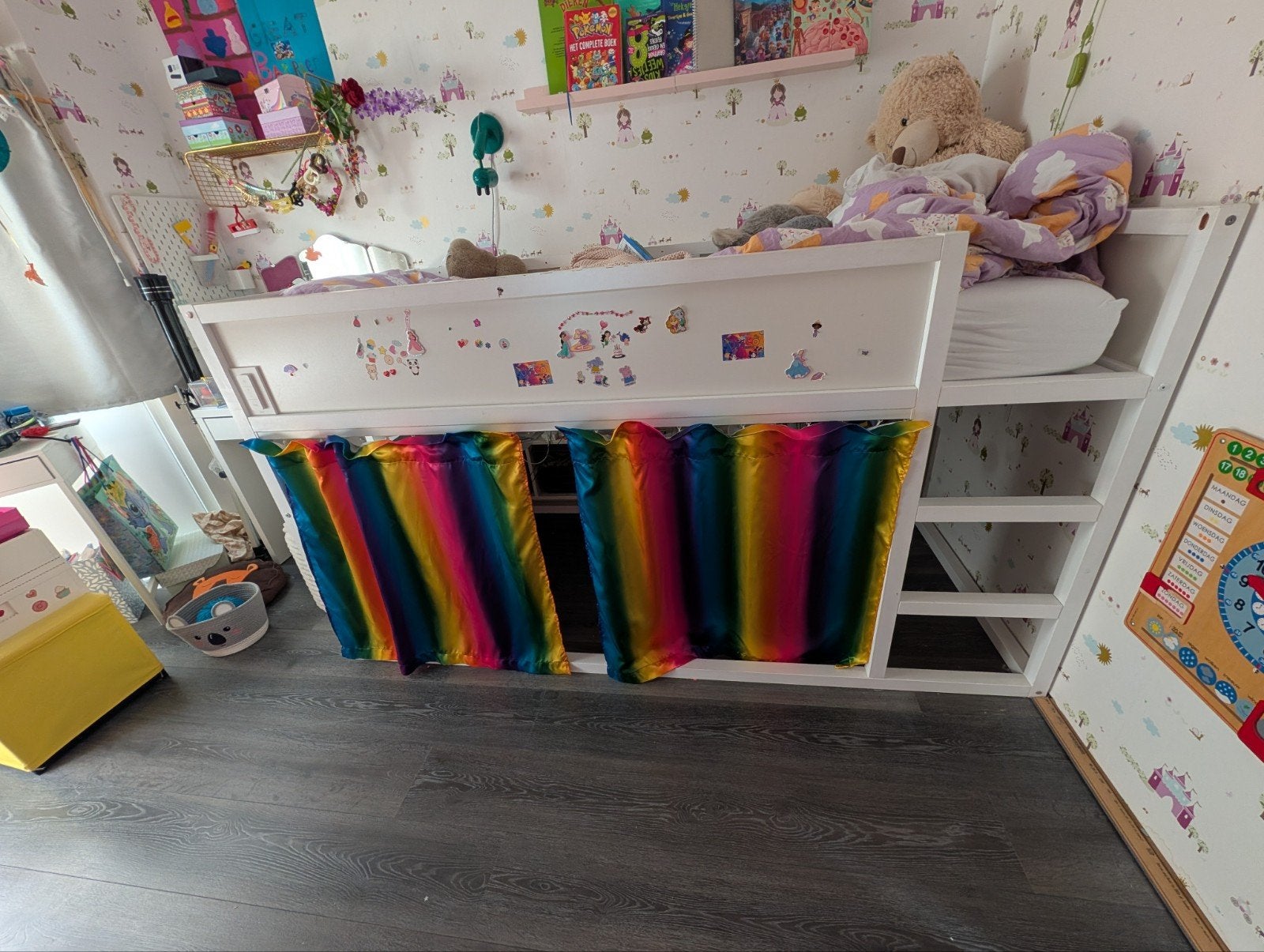 ikea kura bed, Ophalen, Gebruikt, Halfhoogslaper