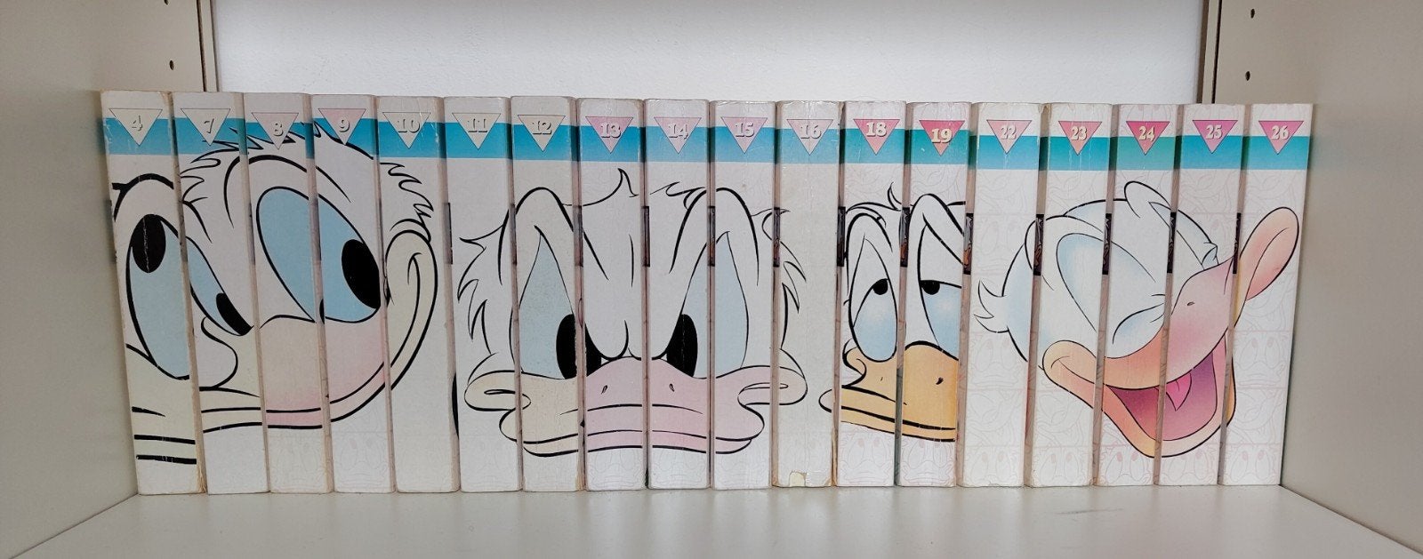 Donald Duck 18 dubbel pockets 1e druk uit 1997-2007, Boeken, Meerdere stripboeken, Ophalen, Gelezen