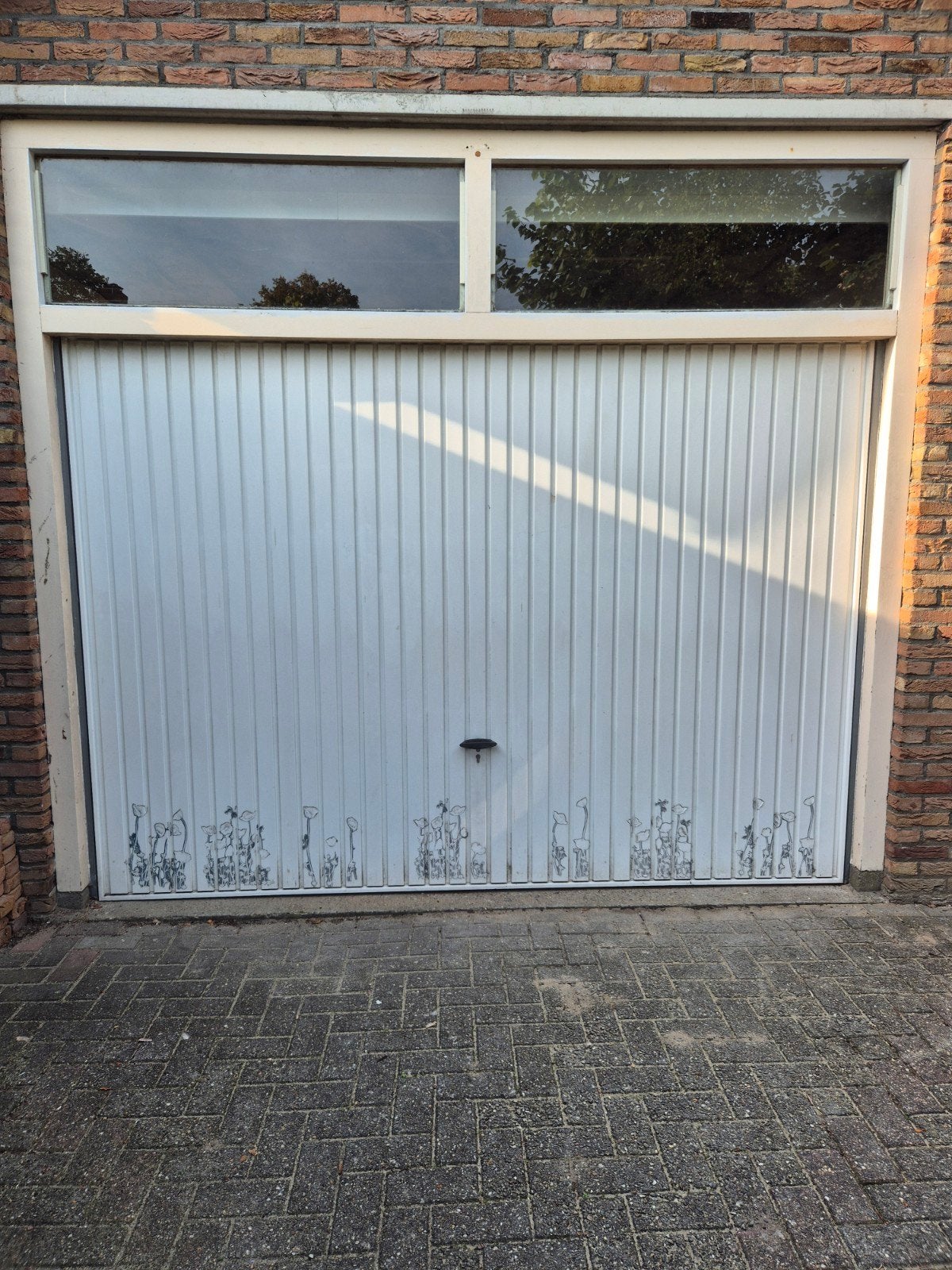 Metalen Garagedeur 300x210 cm - Gebruikt, Ophalen, Gebruikt, 120 cm of meer, Garagedeur