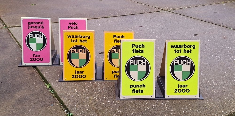 Zeldzame reclame voor Puch fietsen, fietsreclame🚲, Gebruikt, Overige modellen, ., Ophalen of Verzenden