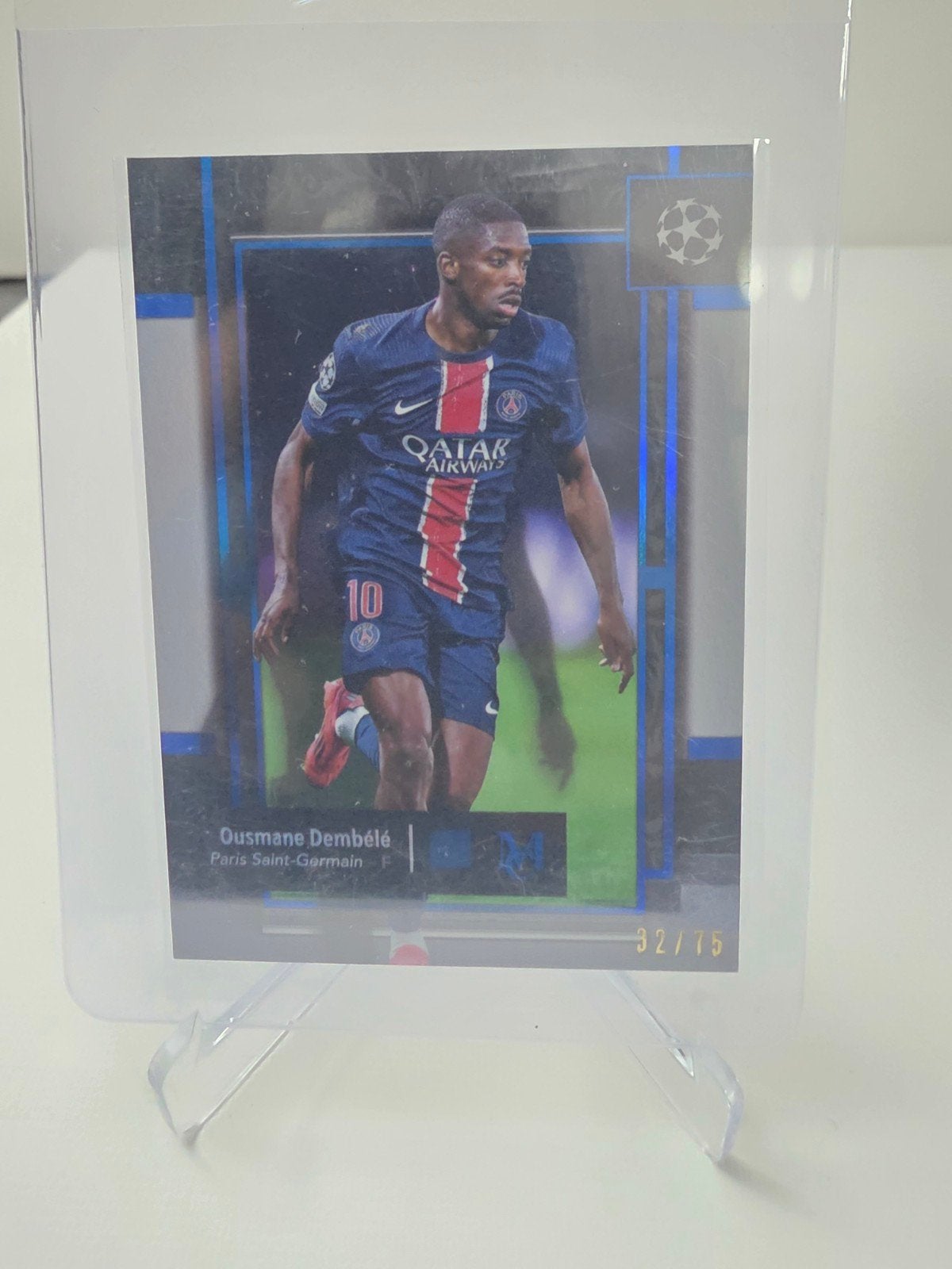 Ousmane Dembélé Topps Champions League Kaart 32/75, Ophalen of Verzenden, Zo goed als nieuw, Buitenlandse clubs, Spelerskaart