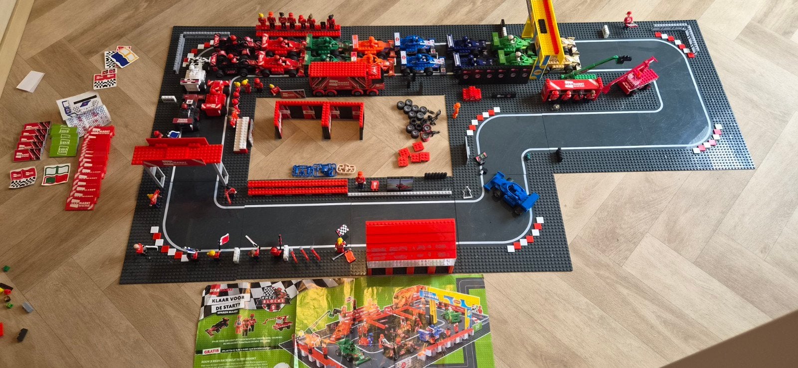 Dekamarkt Race Blocks - Compatibel met Lego, Ophalen of Verzenden, Zo goed als nieuw