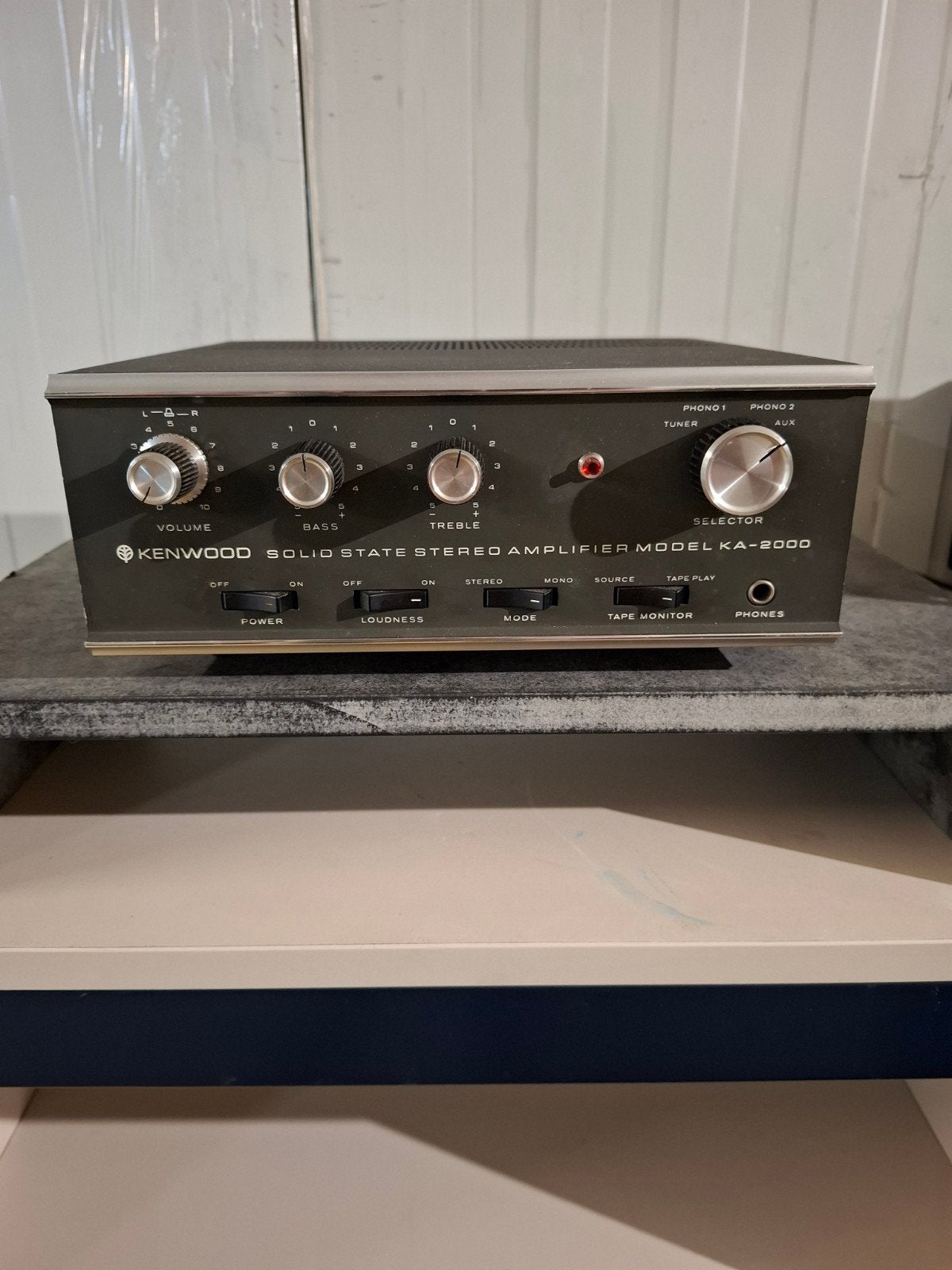 Kenwood KA-2000 solid state stereo amplifier 1973, Audio, Tv en Foto, Versterkers en Receivers, Ophalen, Overige merken