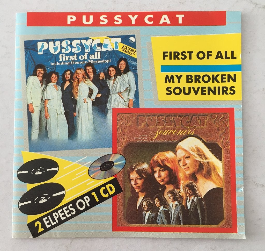 Pussycat – First Of All / My Broken Souvenirs, Gebruikt, Pop, Ophalen of Verzenden, Inclusief doosje