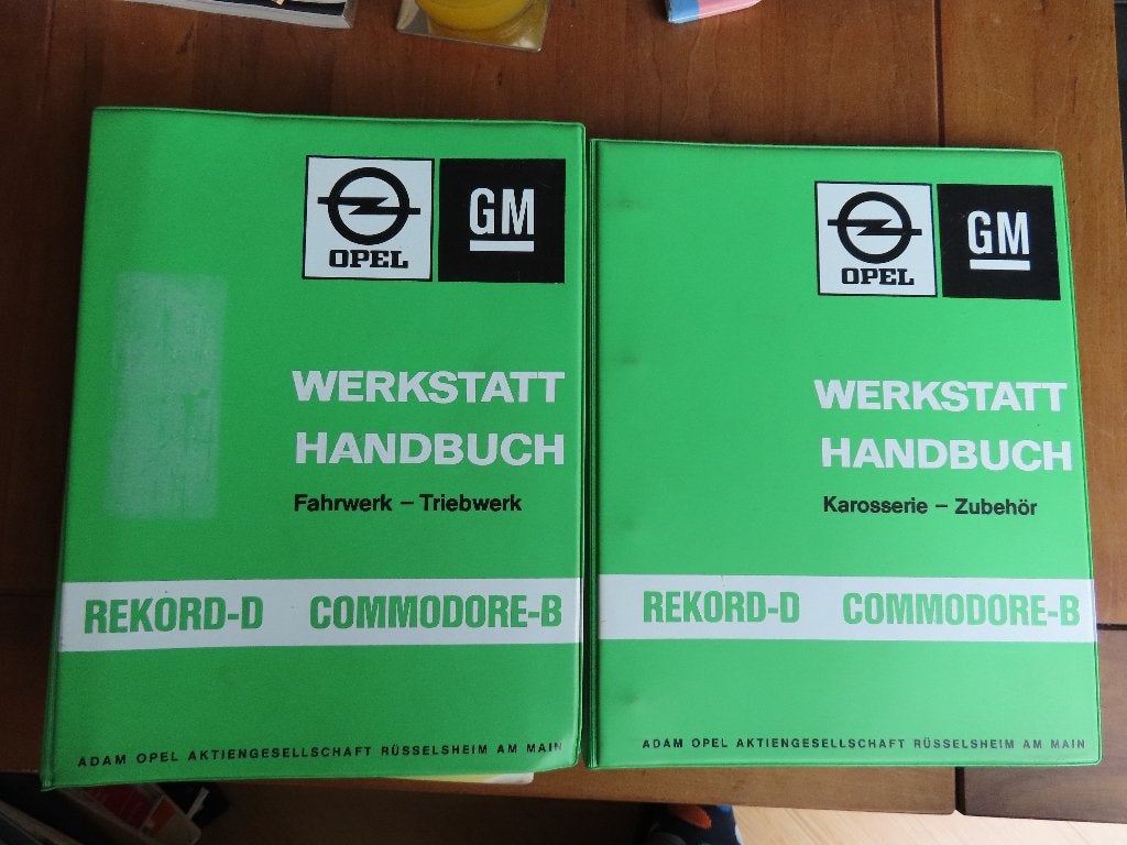 Werkplaatshandboek Opel Rekord D, Opel Commodore B 1972, Auto diversen, Ophalen of Verzenden