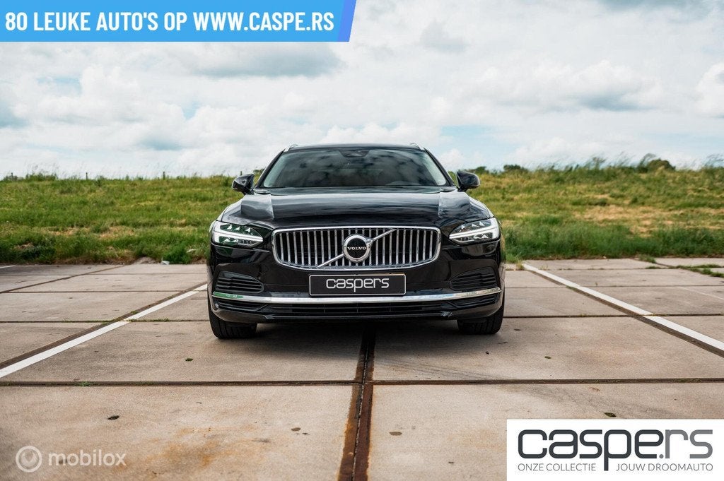 Volvo V90 2.0 T6 PHEV AWD Inscription | TREKHAAK | LEDER, Auto's, Automaat, 4 cilinders, 1969 cc, Zwart
