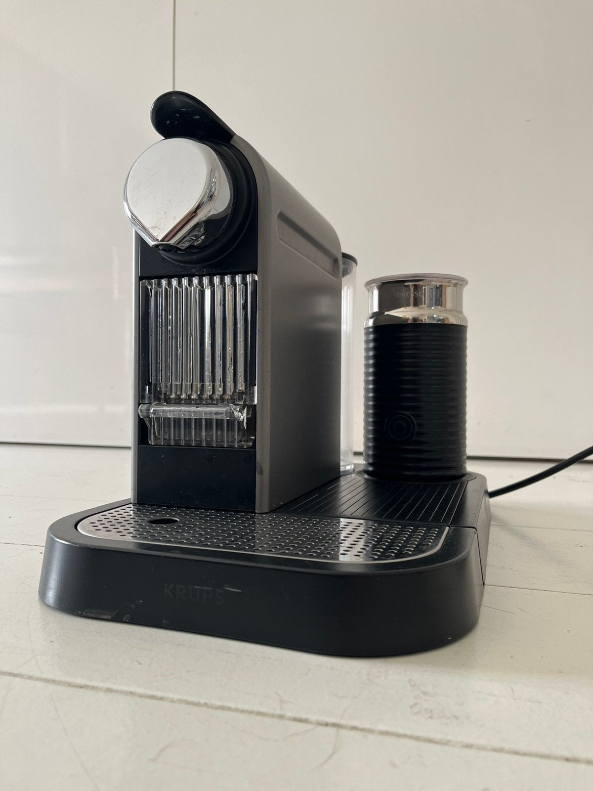 Nespresso Krups Citiz & Milk, Witgoed en Apparatuur, Ophalen of Verzenden, Zo goed als nieuw, Espresso apparaat