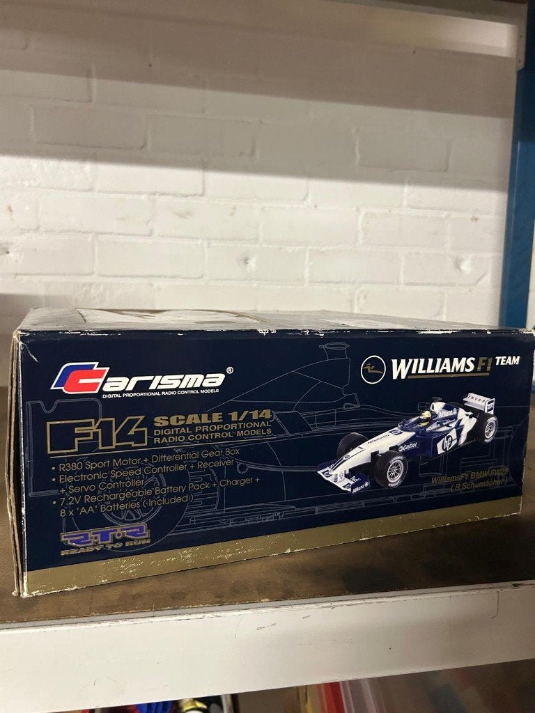 Carisma Williams F1 Team RC Auto 1:14 Schaal, Ophalen, Onbekend, zie verpakking voor details, Gebruikt, Onbekend, zie verpakking voor details