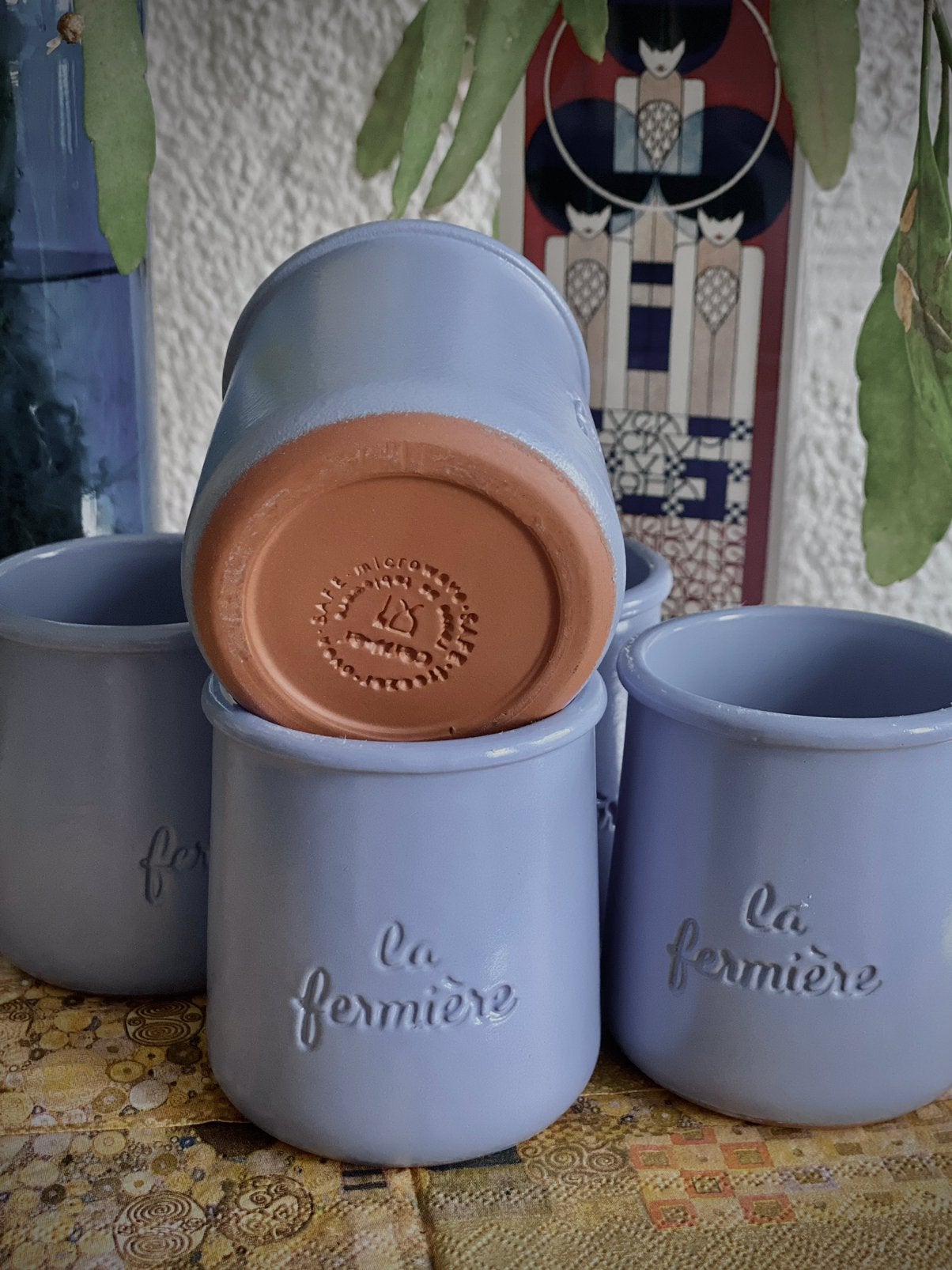 La fermière lavendelblauw, Huis en Inrichting, Keuken | Potten en Pannen, Overige materialen, Pot, Bus of Blik, Ophalen of Verzenden