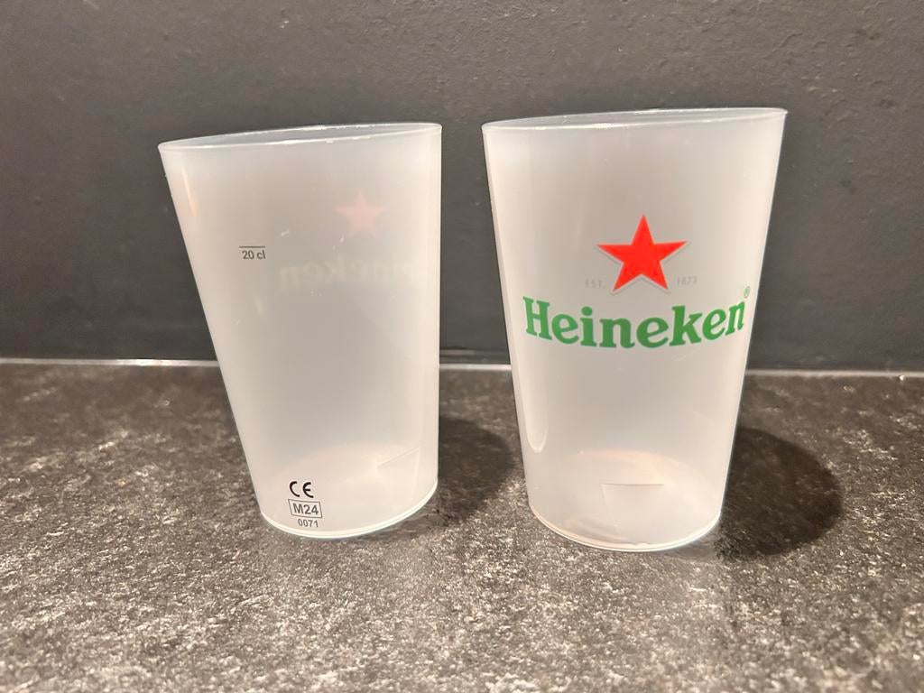 Heineken eco cups 1500 stuks, Ophalen, Zo goed als nieuw