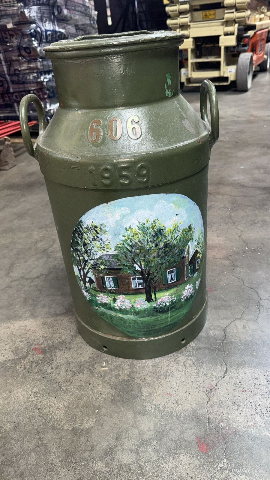 Melkbus 30 liter, Tuin en Terras, Tuinwanddecoratie, Ophalen of Verzenden, Zo goed als nieuw