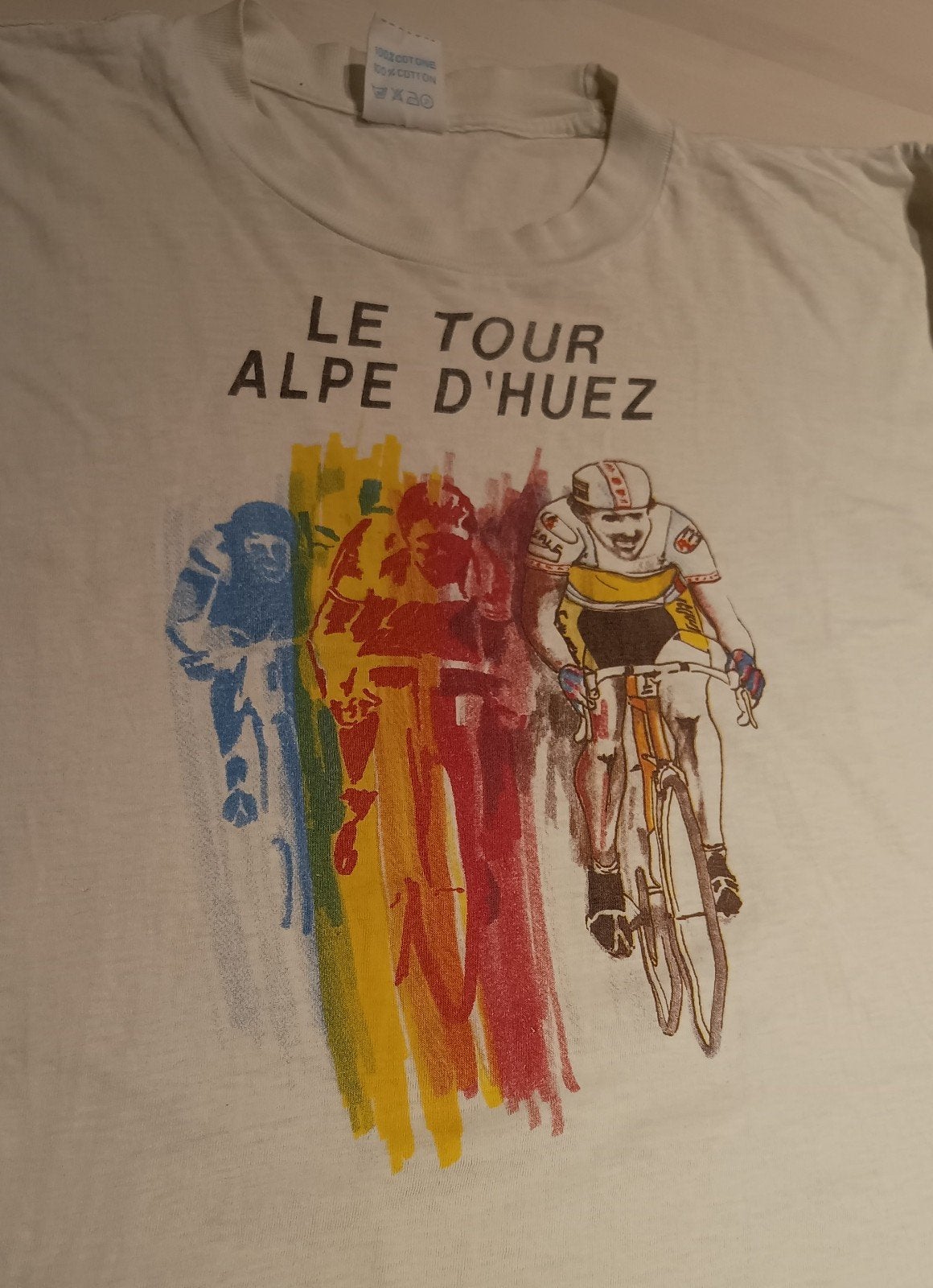 T-Shirt van Le Tour Alpe D 'Huez, maat L, Ophalen of Verzenden, Gebruikt, Kleding