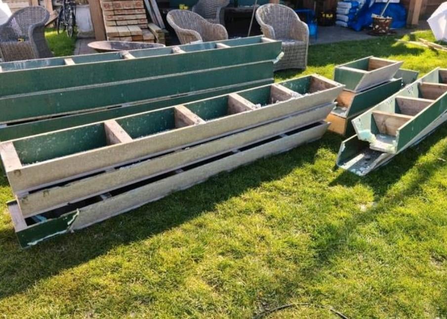 Fundering, bekisting, Doe-het-zelf en Verbouw, Overige Doe-het-zelf en Verbouw, Ophalen, Gebruikt