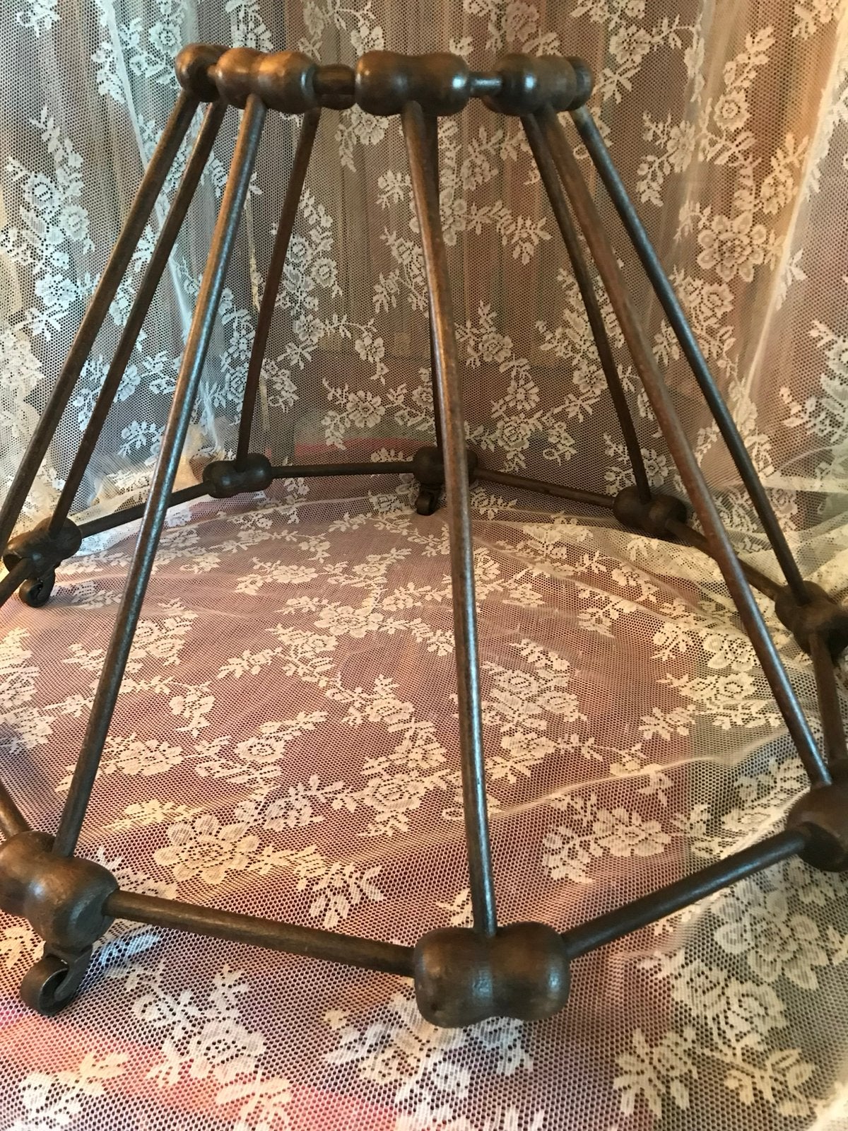 Antiek Victoriaans Biedermeier looprek  grote antieke pop, Ophalen of Verzenden