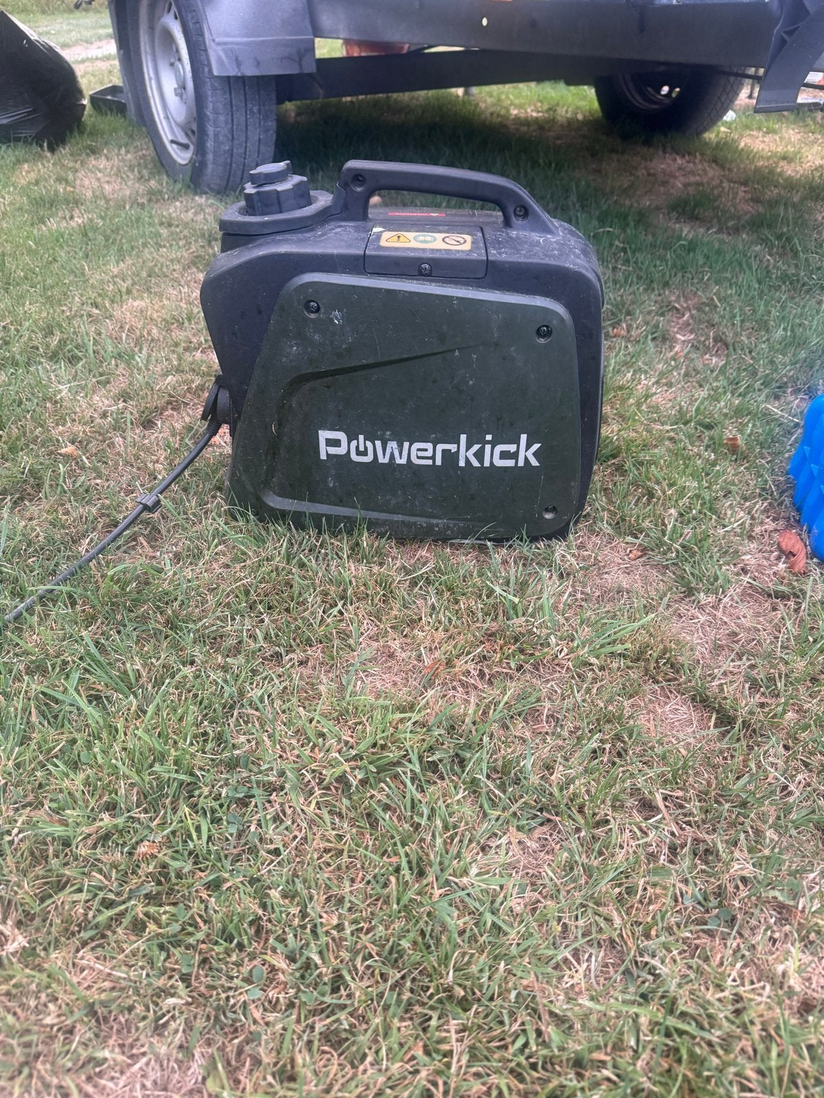Powerkick 800W aggregaat - Start alleen met choke, Verzenden, Gebruikt