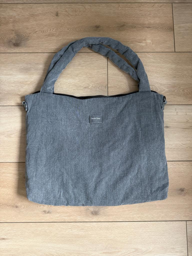 Studio Noos luiertas - denim grijs, Ophalen of Verzenden, Gebruikt, Schoudertas